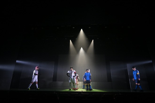 A scene from the final rehearsal of Blue Lock 4th STAGE